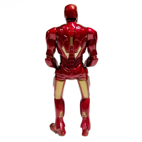 Marvel Iron Man 2 Iron Racers Turbo Racer 3.75" Action Figure Red Gold Hero 2010 - Picture 6 of 9